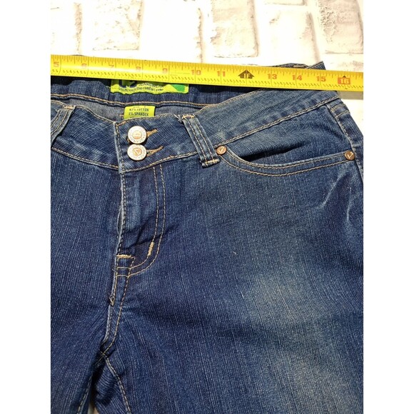 L2 Jeanswear Womens Blue Denim Embroidered Pocket Stretch Jeans Size 5 - Picture 6 of 14